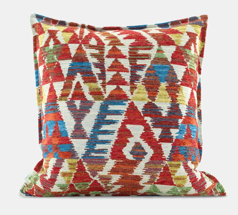 Large Decorative Pillows for Interior Design, Colorful Decorative Pillows for Couch, Luxury Modern Sofa Pillows, Modern Sofa Pillows for Living Room-Silvia Home Craft