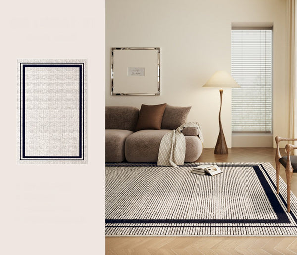 Geometric Modern Rugs for Sale, Contemporary Modern Rugs for Bedroom, Modern Rug Placement Ideas for Living Room, Abstract Rugs for Dining Room-Silvia Home Craft