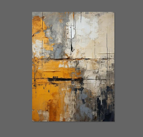Hand Painted Wall Painting, Modern Abstract Art for Bedroom, Abstract Acrylic Wall Painting, Extra Large Paintings for Living Room, Simple Painting Ideas-Silvia Home Craft