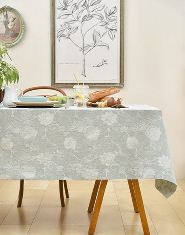 Large Rectangle Tablecloth for Dining Room Table, Country Farmhouse Tablecloth, Square Tablecloth for Round Table, Rustic Table Covers for Kitchen-Silvia Home Craft