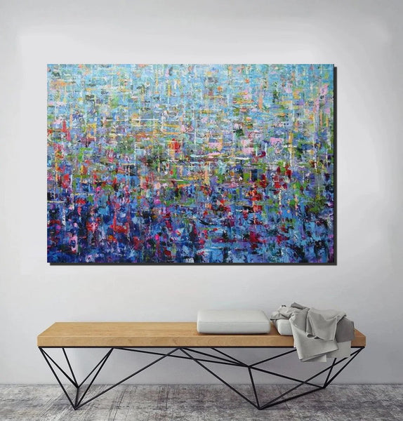 Canvas Painting for Living Room, Large Paintings for Sale, Simple Modern Art, Extra Large Wall Art Painting, Modern Contemporary Abstract Artwork-Silvia Home Craft