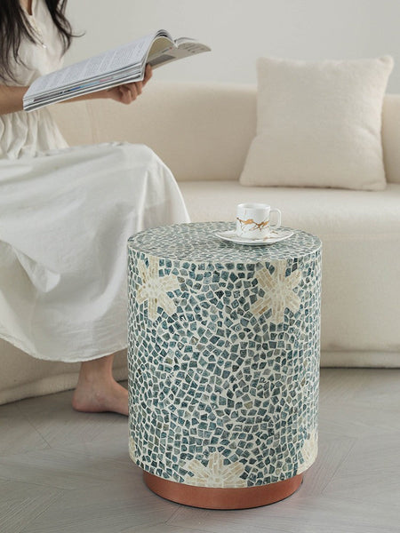 Modern Small Sofa Side Table, Unique Small End Table, Creative Coffee Table, Contemporary Round Side Table, Portable Casual Side Table