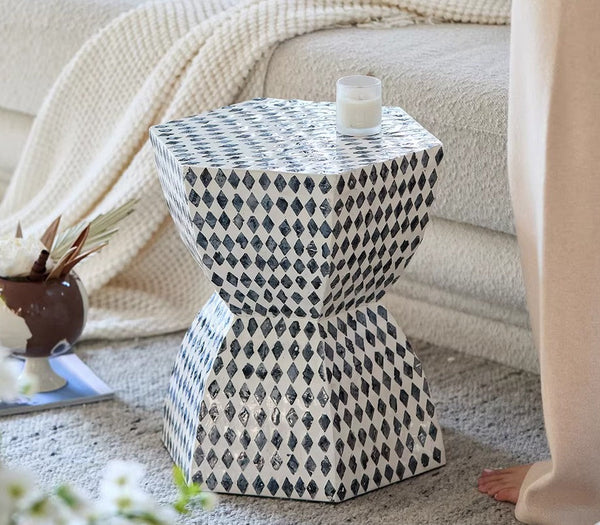 Small End Table, Modern Side Table, Bedside Small Side Table, Contemporary Bedside Table, Shell Small Sofa Side Table, Portable Casual Side Table, Creative Coffee Table, Contemporary Side Table