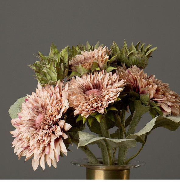 Large Gerberas Artificial Flowers, Autumn Arrangement, Table centerpiece, Sunflower-Silvia Home Craft