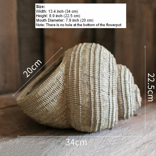 Snail Flowerpot for Garden Decoration, Cute Snail Statues, Garden Animal Statues, Unique Modern Garden Sculptures, Creative Villa Outdoor Gardening Ideas-Silvia Home Craft