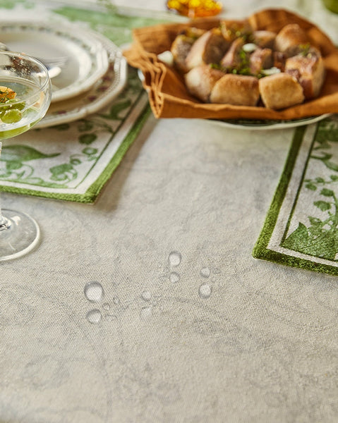 Farmhouse Table Cloth, Lilies of the Valley, Flower Pattern Tablecloth, Rectangle Tablecloth for Dining Room Table, Square Tablecloth, Wedding Tablecloth, Waterproof Tablecloth-Silvia Home Craft