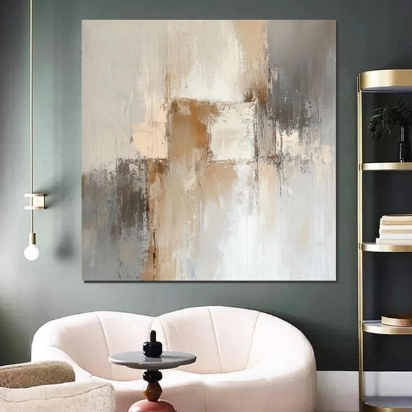 Modern Wall Art Painting, Canvas Painting for Living Room, Contemporary Abstract Artwork, Abstract Painting Ideas for Interior Design-Silvia Home Craft