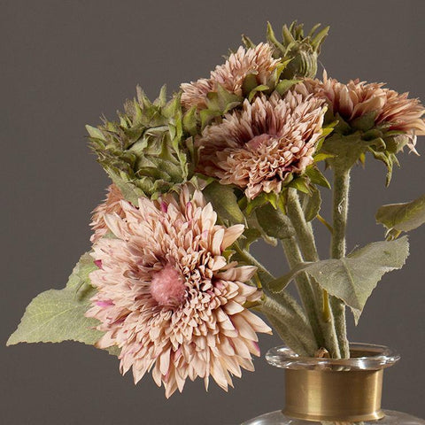 Large Gerberas Artificial Flowers, Autumn Arrangement, Table centerpiece, Sunflower-Silvia Home Craft