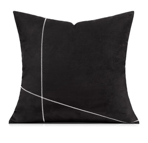 Abstract Decorative Throw Pillows for Living Room, Black Modern Pillows for Couch, Large Modern Sofa Pillow Cases, Decorative Pillow Covers-Silvia Home Craft