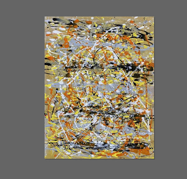 Hand Painted Canvas Art, Modern Paintings for Dining Room, Bedroom Wall Art Ideas, Simple Modern Art, Contemporary Modern Wall Art Paintings-Silvia Home Craft