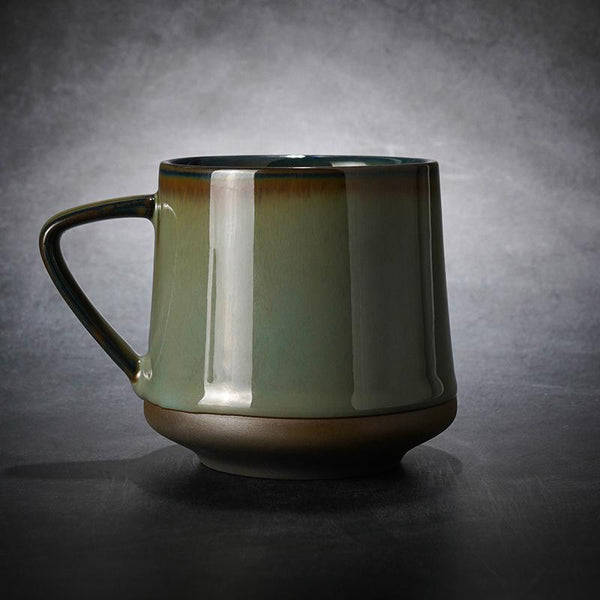 Large Pottery Coffee Cup, 8 oz Ceramic Coffee Mug, Latte Coffee Cup, Large Tea Cup, Handmade Coffee Cup-Silvia Home Craft