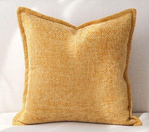 Modern Sofa Pillows, Simple Modern Pillows, Yellow Decorative Pillows for Couch, Modern Throw Pillows, Contemporary Throw Pillows-Silvia Home Craft