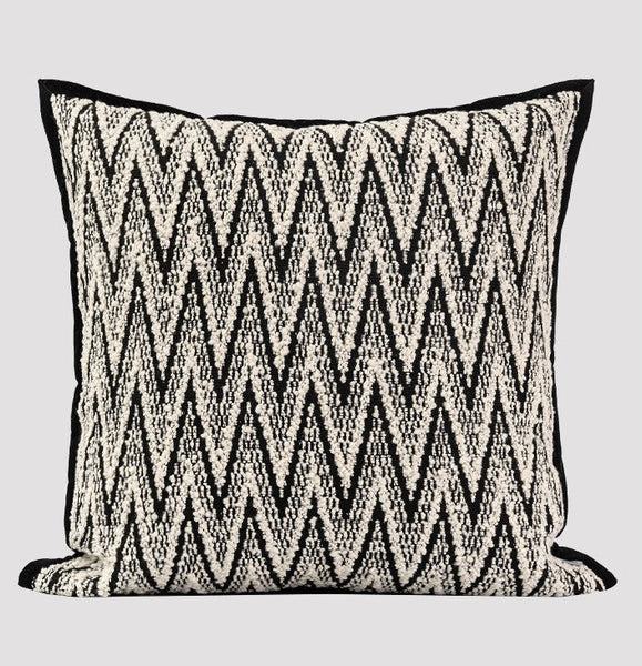 Large Abstract Throw Pillows for Couch, Modern Sofa Throw Pillows, Contemporary Throw Pillow for Living Room, Modern Square Pillows-Silvia Home Craft