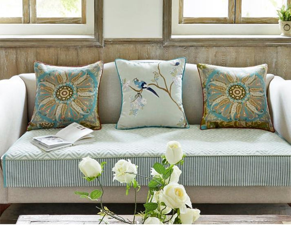 Decorative Throw Pillow, Beautiful Decorative Pillows, Decorative Sofa Pillows for Living Room, Throw Pillows for Couch-Silvia Home Craft