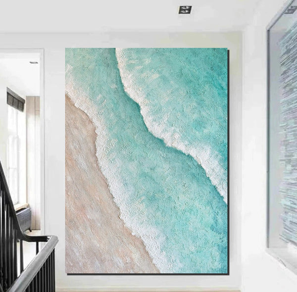 Large Painting on Canvas, Living Room Wall Art Paintings, Buy Paintings Online, Simple Acrylic Painting Ideas, Acrylic Abstract Painting Behind Couch-Silvia Home Craft