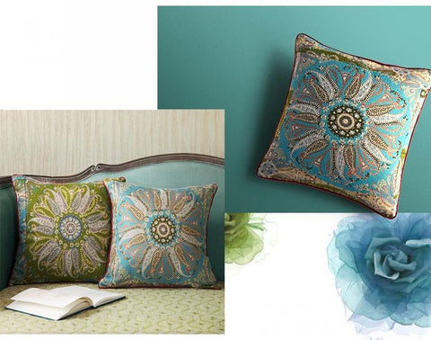 Decorative Throw Pillow, Beautiful Decorative Pillows, Decorative Sofa Pillows for Living Room, Throw Pillows for Couch-Silvia Home Craft