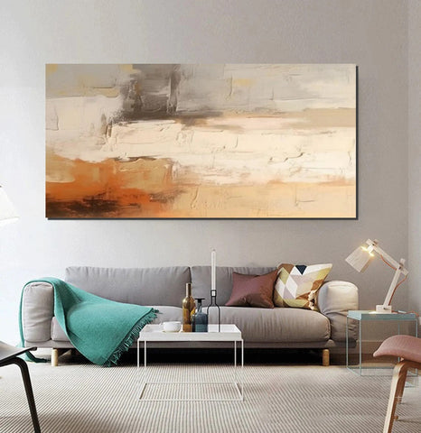 Contemporary Canvas Artwork, Large Modern Acrylic Painting, Hand Painted Wall Art Painting, Abstract Wall Art Paintings, Modern Art for Dining Room-Silvia Home Craft