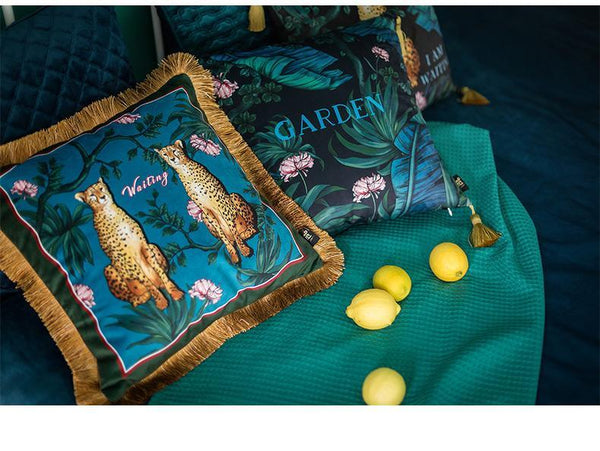 Decorative Throw Pillows, Short velvet Pillow Cover, Decorative Sofa Pillows, Throw Pillows for Living Room-Silvia Home Craft