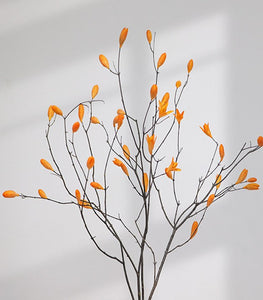 Dried Magnolia Branch, Magnolia Long Twigs, Natural Decorations, Flower Arrangement, Handmade Artificial Flower, Natural Dried Branches-Silvia Home Craft