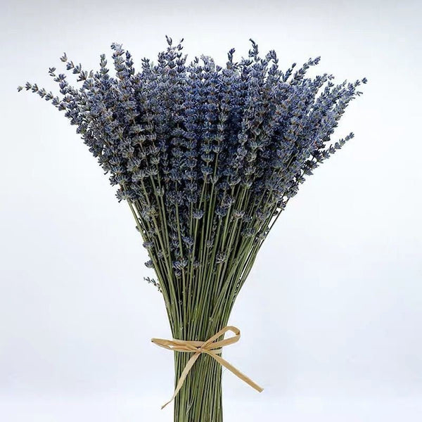 Natural Dried Lavender Flower Bouquet, Natural Dried Lavender Flowers, A Bunch of Dried Lavender Flowers, Handmade Artificial Flowers for Home Decor, Flower Arrangements-Silvia Home Craft