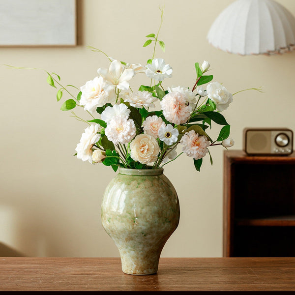 Centerpiece Ceramic Bud Vases, Porcelain Flower Vases, Flower Vases on Table, Handmade Water Holding Flower Vase-Silvia Home Craft