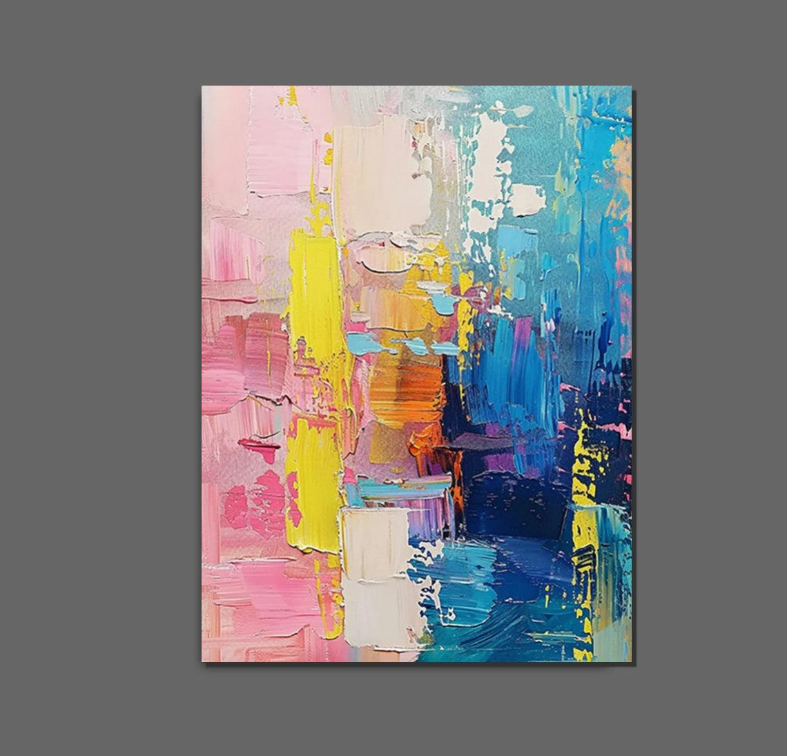 Contemporary Canvas Art, Modern Paintings for Bedroom, Large Wall Art for Living Room, Hand Painted Wall Paintings, Original Abstract Art-Silvia Home Craft