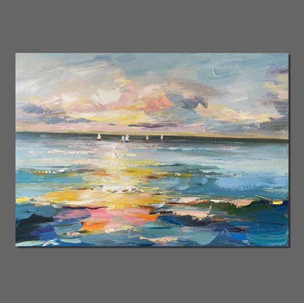 Abstract Canvas Painting, Extra Large Abstract Artwork, Modern Paintings for Dining Room, Hand Painted Canvas Art, Oversized Large Wall Art-Silvia Home Craft