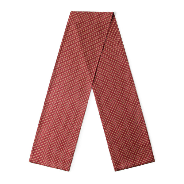 Red Mens Spring Autumn Scarf, Lightweight Silk Scarf Men, Formal Wear Silk Scarf, Silk Ascot For Men, Silk Neckerchief For Business, Mens Dress Silk Scarf, Long Silk Scarf for Men, High Quality Silk Necktie-Silvia Home Craft