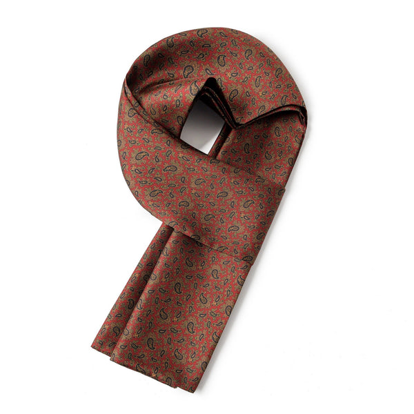Soft Men Silk Scarf, Mens Silk Neckwear Long, Plain Silk Scarf Men, Silk Scarf For Work, Mens Spring Autumn Scarf, Formal Wear Silk Scarf, Silk Ascot For Men, Lightweight Silk Scarf Men-Silvia Home Craft