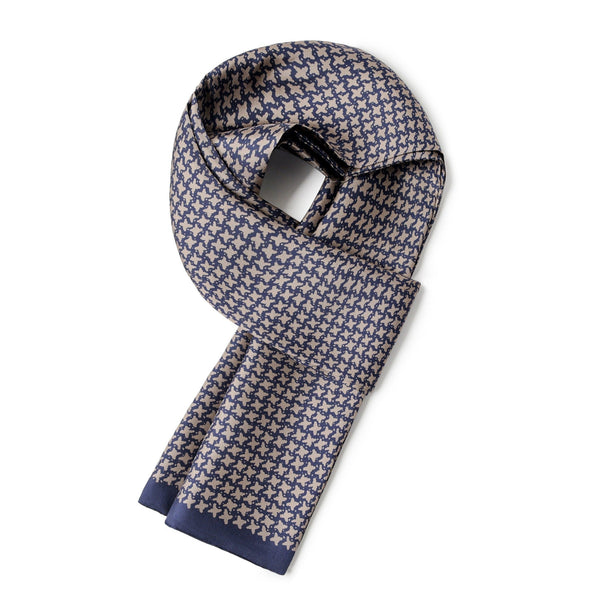 Lightweight Silk Scarf Men, Silk Neckerchief For Business, Formal Wear Silk Scarf, Silk Ascot For Men, Mens Spring Autumn Scarf, Mens Dress Silk Scarf, Long Silk Scarf for Men, High Quality Silk Necktie-Silvia Home Craft