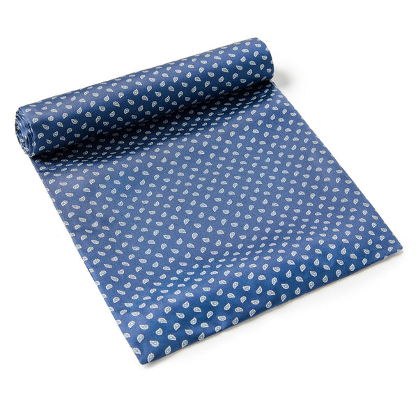 Formal Wear Silk Scarf, Silk Ascot For Men, Blue Mens Spring Autumn Scarf, Lightweight Silk Scarf Men, Silk Neckerchief For Business, Mens Dress Silk Scarf, Long Silk Scarf for Men, High Quality Silk Necktie-Silvia Home Craft