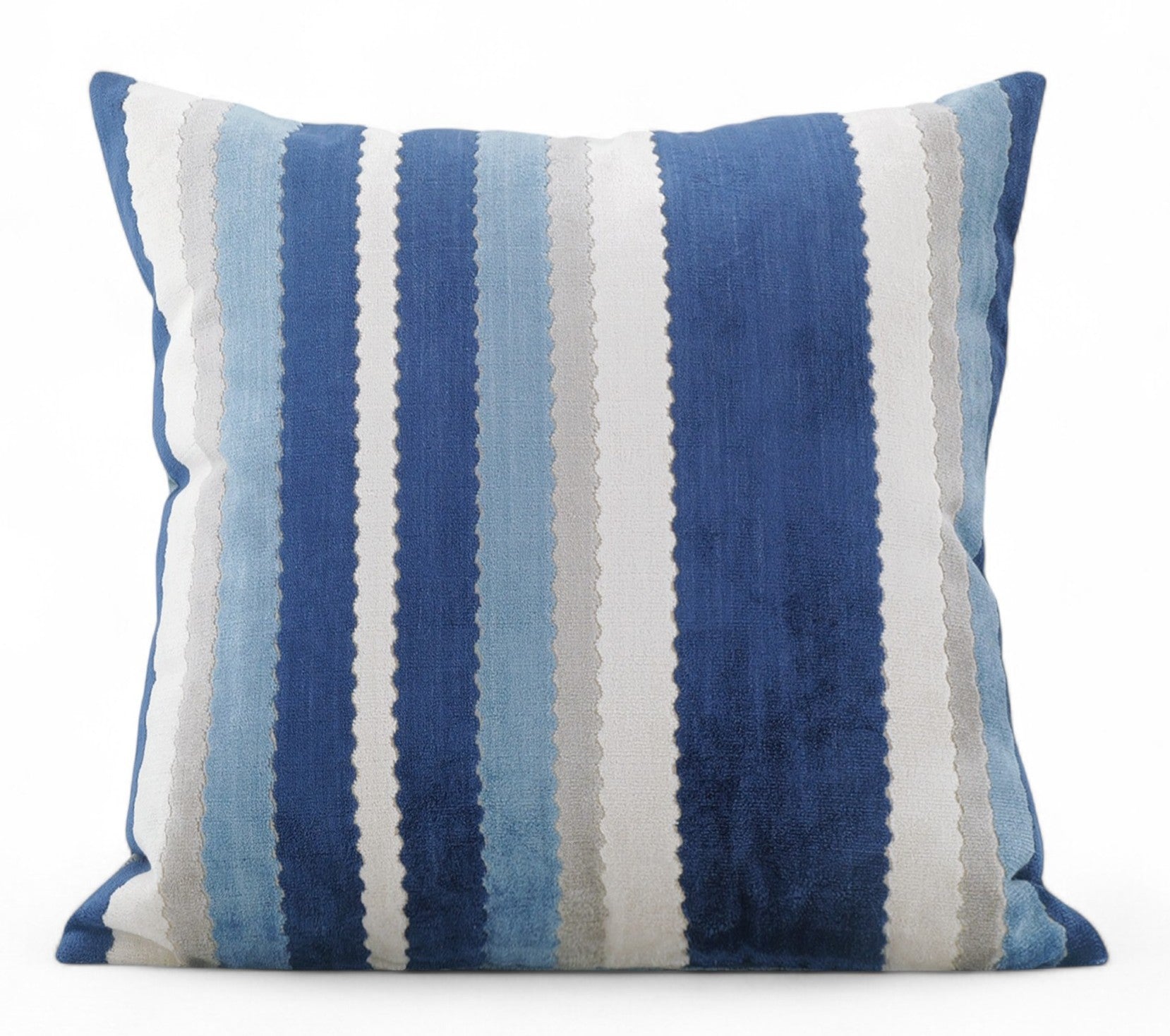 Contemporary Square Modern Throw Pillows for Couch, Large Abstract Blue Decorative Throw Pillows, Simple Throw Pillow for Interior Design, Modern Sofa Pillows-Silvia Home Craft