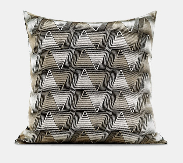 Large Square Decorative Throw Pillows for Couch, Geometric Modern Sofa Pillows, Large Decorative Throw Pillows, Geometric Sofa Pillows for Interior Design-Silvia Home Craft