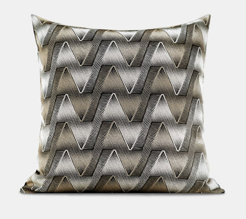 Large Square Decorative Throw Pillows for Couch, Geometric Modern Sofa Pillows, Large Decorative Throw Pillows, Geometric Sofa Pillows for Interior Design-Silvia Home Craft