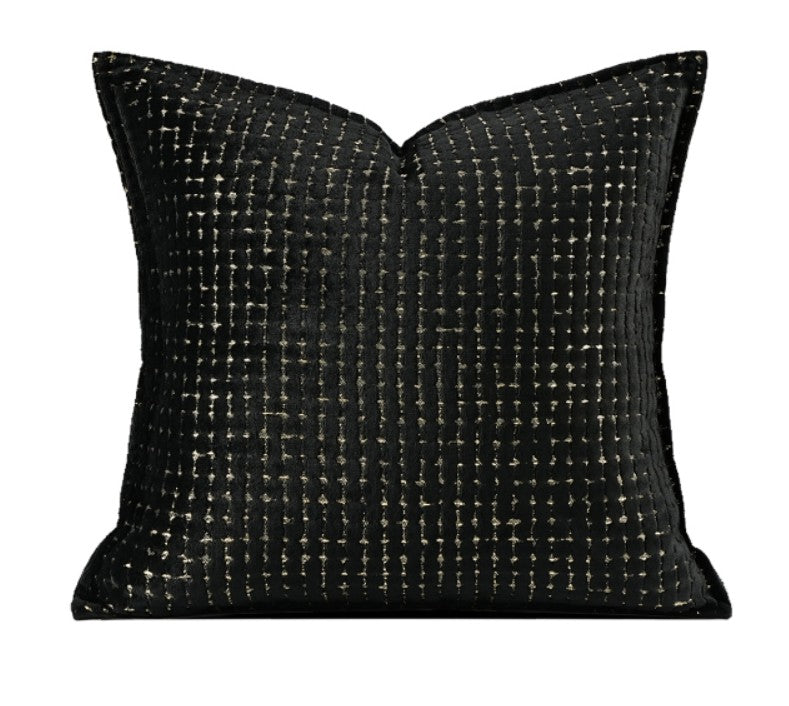 Decorative Pillow Covers, Modern Pillows for Couch, Decorative Throw Pillows for Living Room, Black Modern Sofa Pillows-Silvia Home Craft