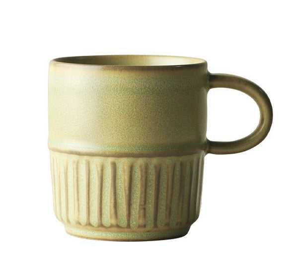 Elegant Porcelain Coffee Cups, Large Capacity Coffee Cup, Handmade Ceramic Coffee Mug, Large Pottery Coffee Cup, Large Tea Cup-Silvia Home Craft