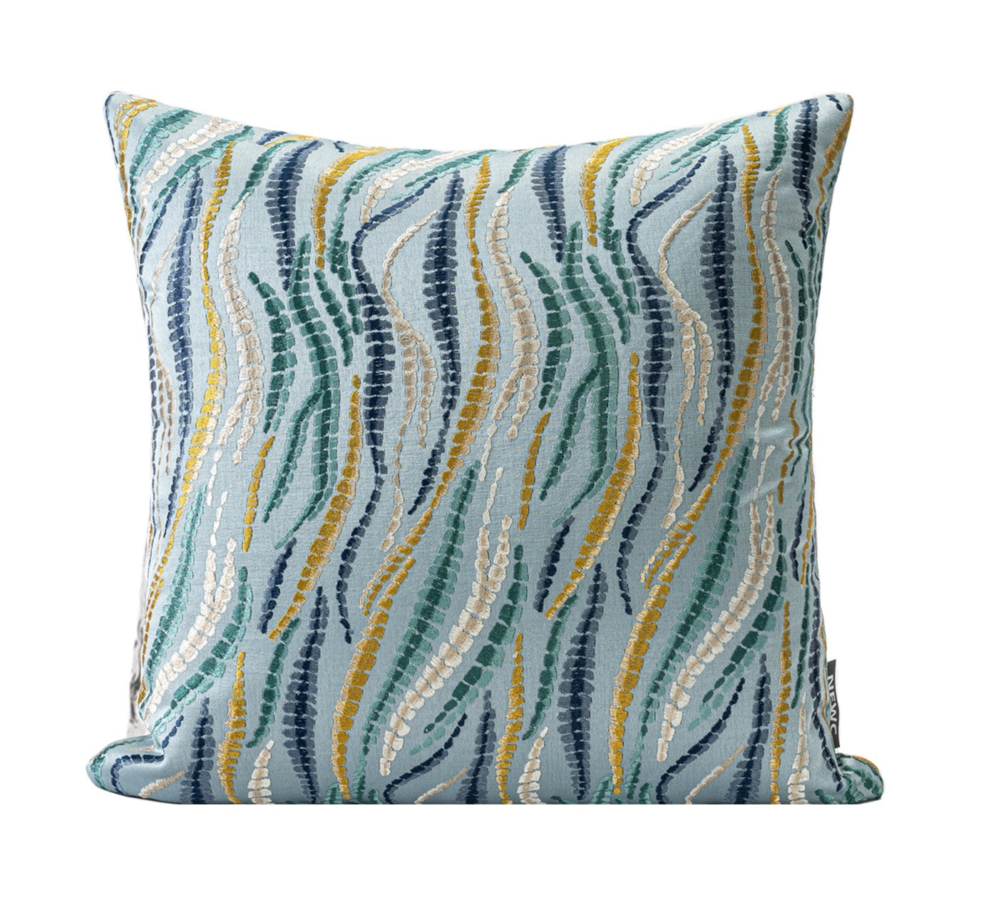 Square Modern Pillows for Couch, Contemporary Modern Sofa Pillows, Decorative Throw Pillows for Bedroom, Large Throw Pillow for Living Room-Silvia Home Craft