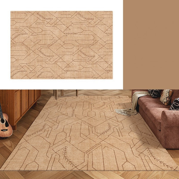 Geometric Contemporary Rugs for Dining Room, Bedroom Floor Rugs, Extra Large Modern Rugs for Living Room, Oversized Modern Rug for Living Room-Silvia Home Craft