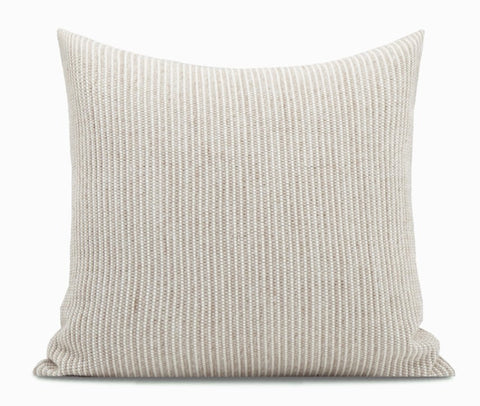 Modern Decorative Pillow Covers, Beige Modern Sofa Cushion, Large Decorative Throw Pillows for Living Room, Contemporary Modern Pillows for Couch-Silvia Home Craft