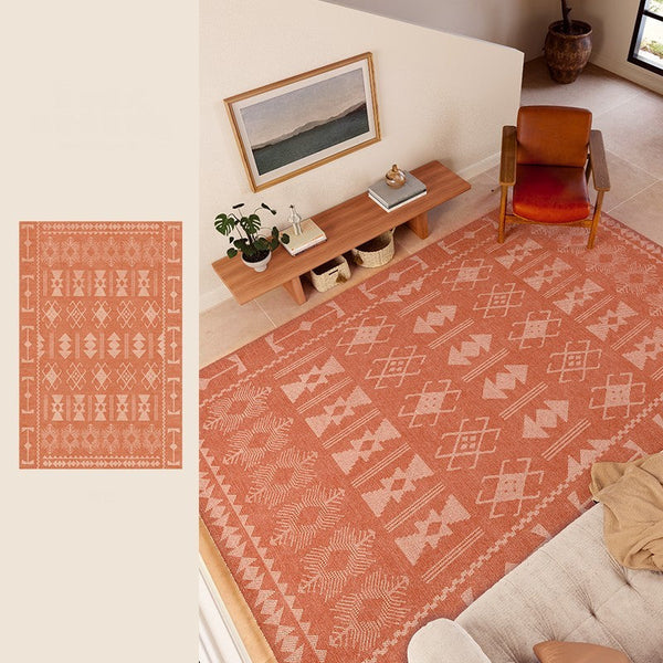 Modern Rugs for Living Room, Mid Century Area Rugs for Bedroom, Large Contemporary Area Rugs for Dining Room-Silvia Home Craft