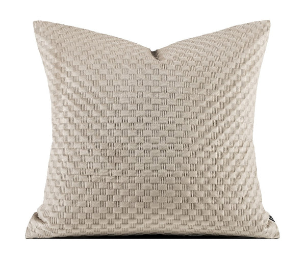 Contemporary Throw Pillows for Living Room, Modern Sofa Pillows, Modern Square Pillows, Large Decorative Pillows for Couch-Silvia Home Craft