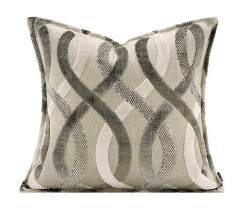 Modern Pillows for Couch, Luxury Abstract Decorative Throw Pillows for Living Room, Large Modern Sofa Pillow Cases, Decorative Pillow Covers-Silvia Home Craft