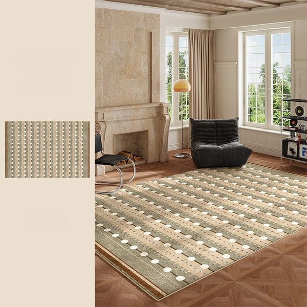 Contemporary Area Rugs for Dining Room, Large Modern Rugs for Living Room, Mid Century Modern Rugs for Bedroom-Silvia Home Craft