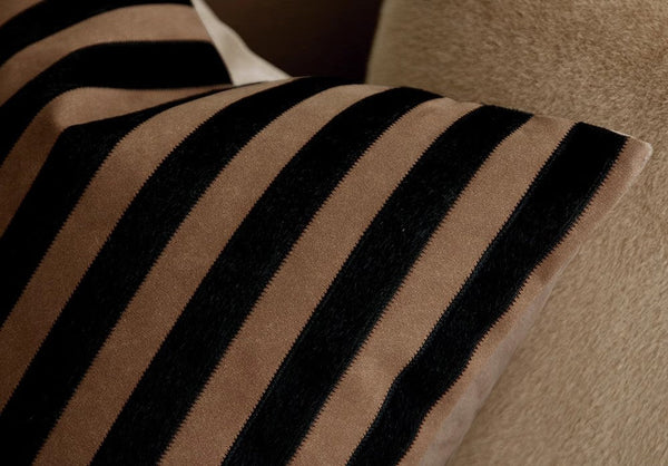 Large Modern Decorative Pillows for Sofa, Contemporary Cushions for Interior Design, Brown Modern Throw Pillows for Couch-Silvia Home Craft