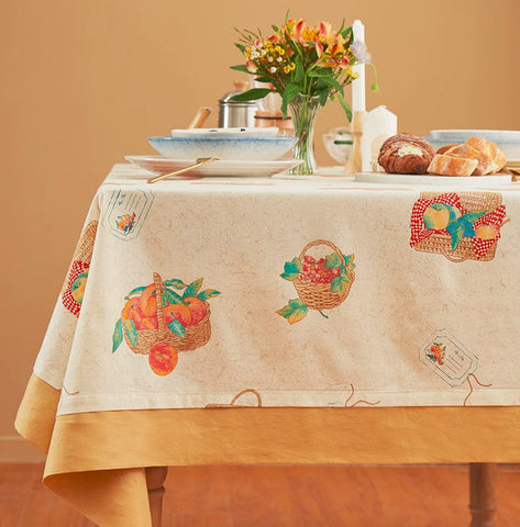 Extra Large Modern Table Cloths for Dining Room, Kitchen Rectangular Table Covers, Square Tablecloth for Round Table, Wedding Tablecloth, Farmhouse Cotton Table Cloth-Silvia Home Craft