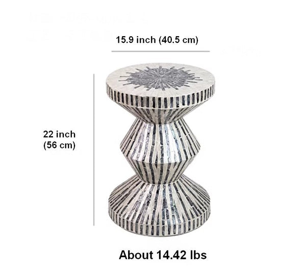 Shell Small Sofa Side Table, Bedside Small Side Table, Portable Casual Side Table, Contemporary Round Side Table, Creative Coffee Table