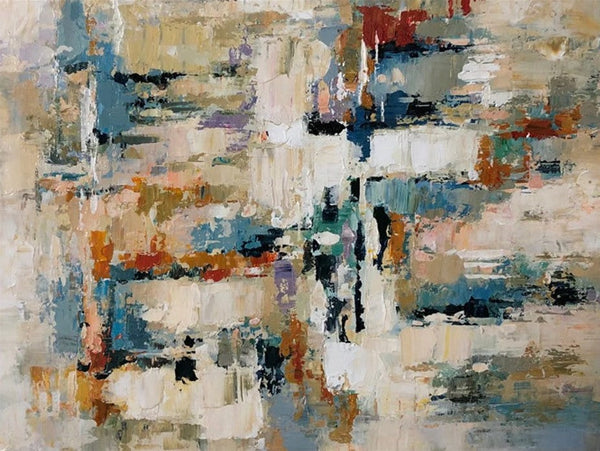 Extra Large Paintings, Acrylic Abstract Art, Modern Abstract Acrylic Painting, Living Room Wall Painting, Large Paintings for Living Room-Silvia Home Craft