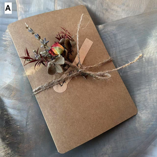 Birthday Greeting Card, Unique Anniversary Greeting Card, Creative Beautiful Valentine's Day Greeting Card, Wedding Greeting Card, Original Handmade Dried Flower Greeting Cards-Silvia Home Craft