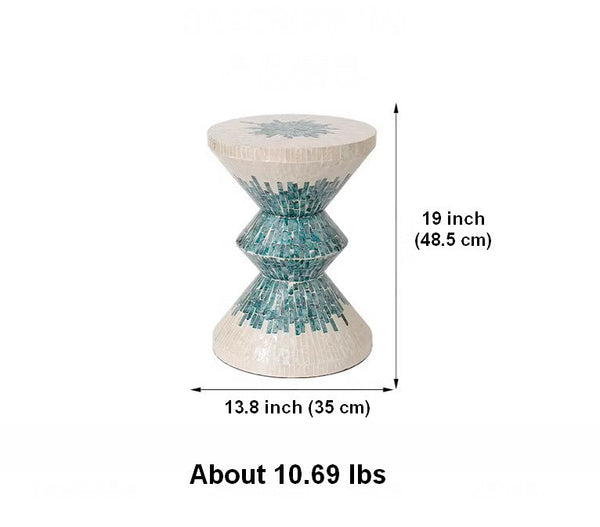 Modern Side Table, Shell Small Sofa Side Table, Contemporary Bedside Table, Bedside Small Side Table, Small End Table, Portable Casual Side Table, Creative Coffee Table, Contemporary Side Table