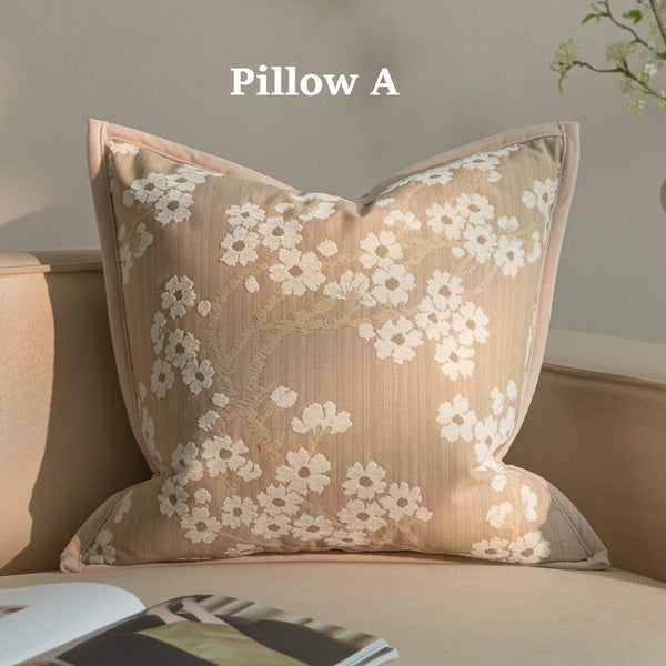 Modern Decorative Pillow Cover, Decorative Throw Pillows for Living Room, Decorative Pillow Arrangement Ideas for Couch, Modern Sofa Pillows-Silvia Home Craft